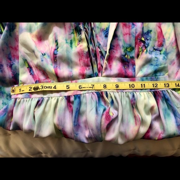 L’Atiste by Amy Watercolor Maxi Dress SZ S - Picture 8 of 10